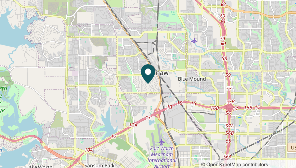 Area map around rancho north